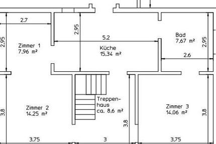 3 Raum EG-Wohnung in Immelborn 3 zimmer