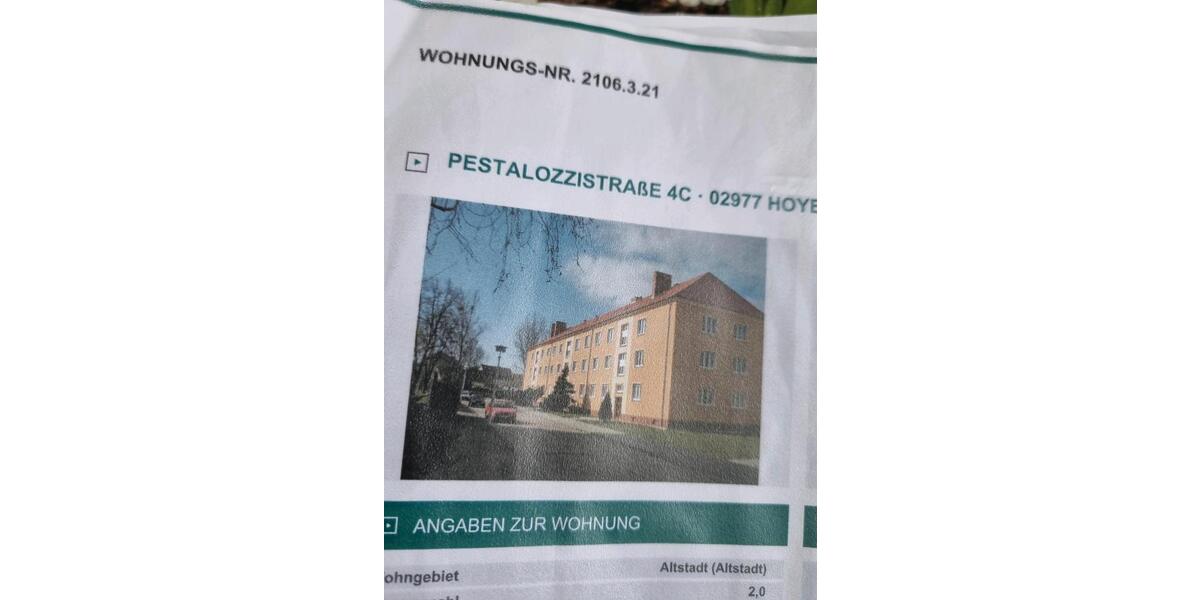 Etagenwohnung Hoyerswerda - 2 Zimmer, 54 m&sup2;, 449&euro; | Angebot:26623855