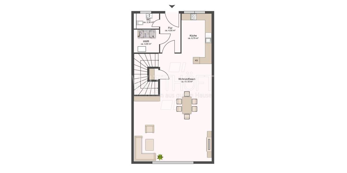Reihenmittelhaus Norderstedt Garstedt - 5 Zimmer, 152 m&sup2;, 1.850&euro; | Angebot:26389018