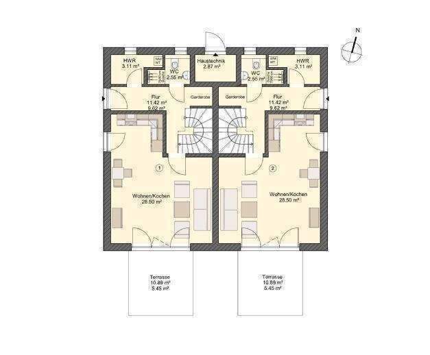 Etagenwohnung Fuhlendorf - 4 Zimmer, 94 m&sup2;, 990&euro; | Angebot:26079985