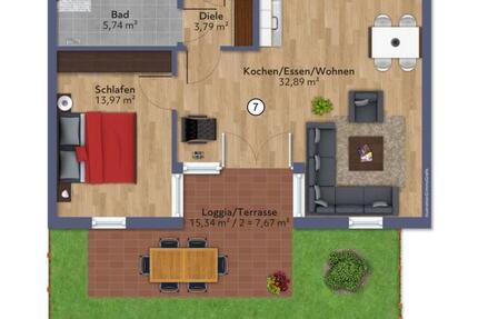 Wohnung Penzberg - 2 Zimmer, 64 m&sup2;, 1.060&euro; | Angebot:25721024