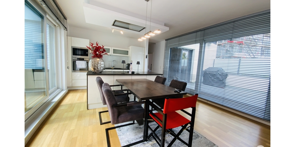 Wohnen auf einer Ebene Moderne, hochwertige 3 Zimmer-Wohnung mit Bungalow-Charakter - Erdgeschoßwohnung Düsseldorf Heerdt | Angebot:27239620