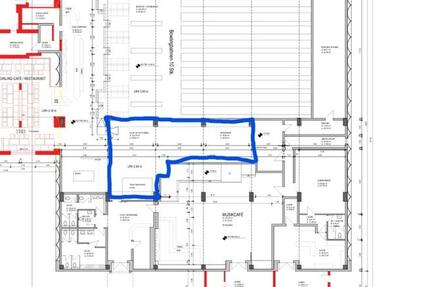 Vermietung Indoor Gewerbefläche und Werbeflächen zimmer