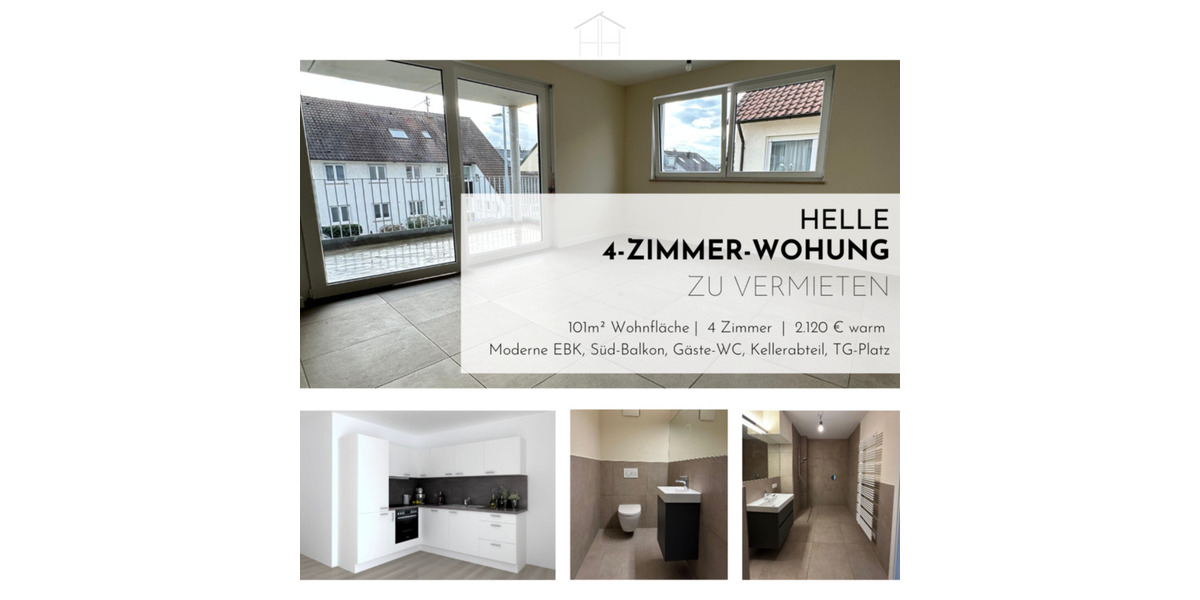 4-Zi.-Wohnung Neubau ab April 2026 4 zimmer
