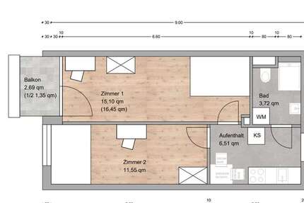 Zimmer München-Pasing-Obermenzing Obermenzing - 725&euro; | Angebot:27033841