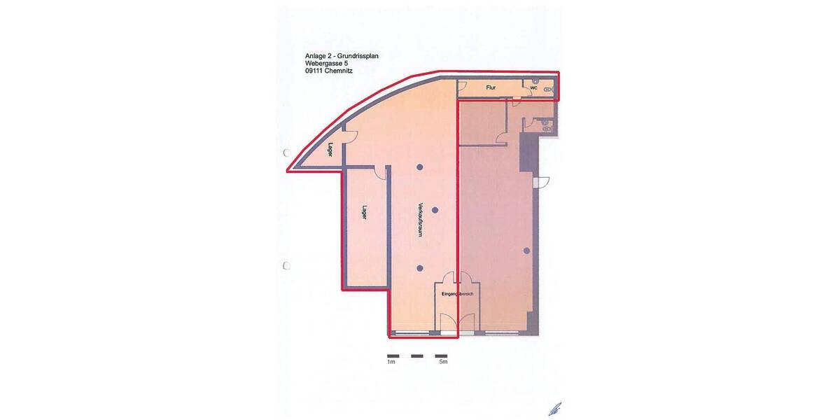 Gewerbeobjekt Chemnitz Zentrum - 3 Zimmer, 1.718&euro; | Angebot:26703908