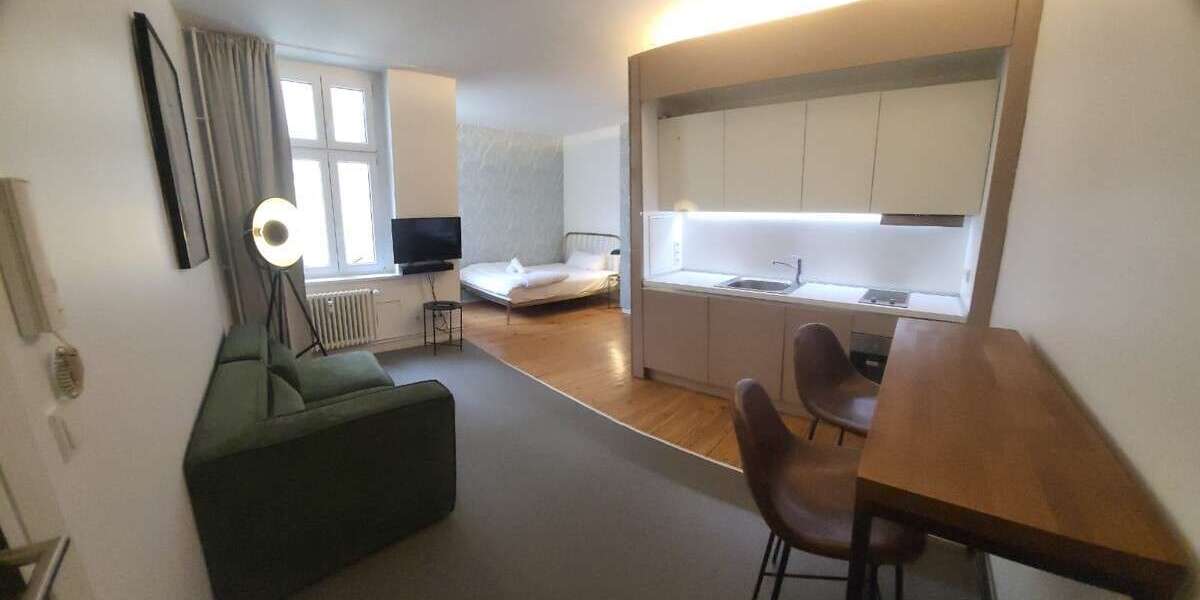 Etagenwohnung Berlin Neukölln - 1 Zimmer, 26 m&sup2;, 1.078&euro; | Angebot:26748090
