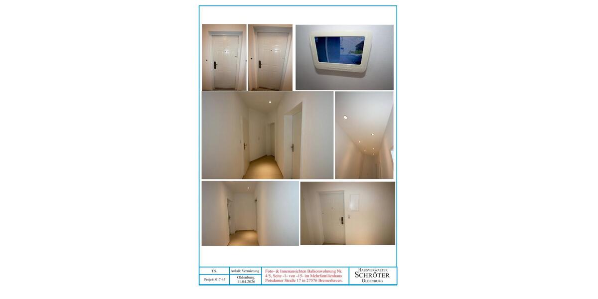 Etagenwohnung Bremerhaven - 5 Zimmer, 106 m&sup2;, 970&euro; | Angebot:26148722