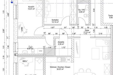 Wohnung Plau am See - 4 Zimmer, 95 m&sup2;, 1.050&euro; | Angebot:25163276