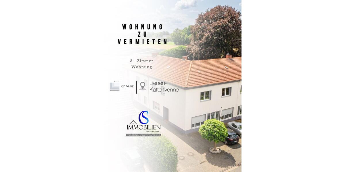 Etagenwohnung Lienen - 3 Zimmer, 68 m&sup2;, 700&euro; | Angebot:25584434