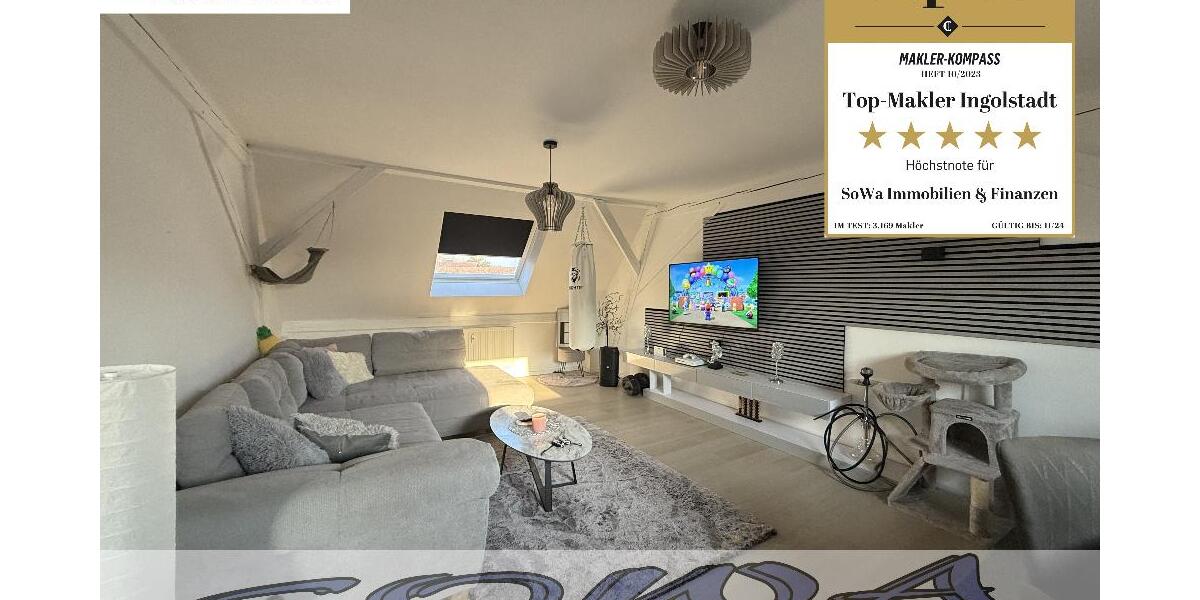 Helle, gut geschnittene 3 Zimmer Wohnung mit Carport und Garten in Neuburg - Ein neues Zuhause von SOWA Immobilien und Finanzen Ihr Experte vor Ort - 3- Neuburg an der Donau | Angebot:25855905