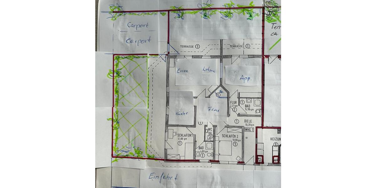 Erdgeschoßwohnung Osnabrück Eversburg - 5 Zimmer, 132 m&sup2;, 1.867&euro; | Angebot:25793244