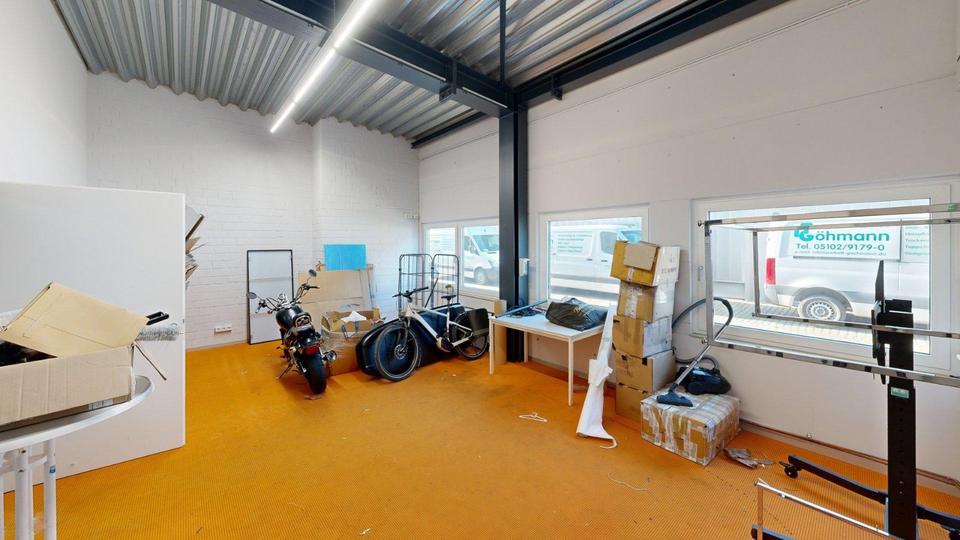 Hannover Laatzen - Gewerbefläche bzw Lagerhalle mit 340 m² zu vermieten. WC+Küche, teilbar zimmer