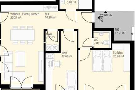 Wohnung Ahaus - 3 Zimmer, 88 m&sup2;, 1.015&euro; | Angebot:27244898