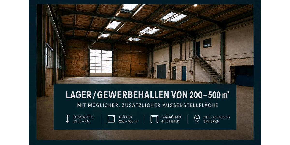 Gewerbeobjekt Emmerich am Rhein - 5&euro; | Angebot:26547691