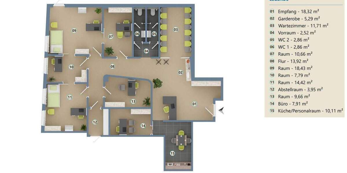 Gewerbeobjekt Bad Tölz - 8 Zimmer, 140 m&sup2;, 1.500&euro; | Angebot:25769099