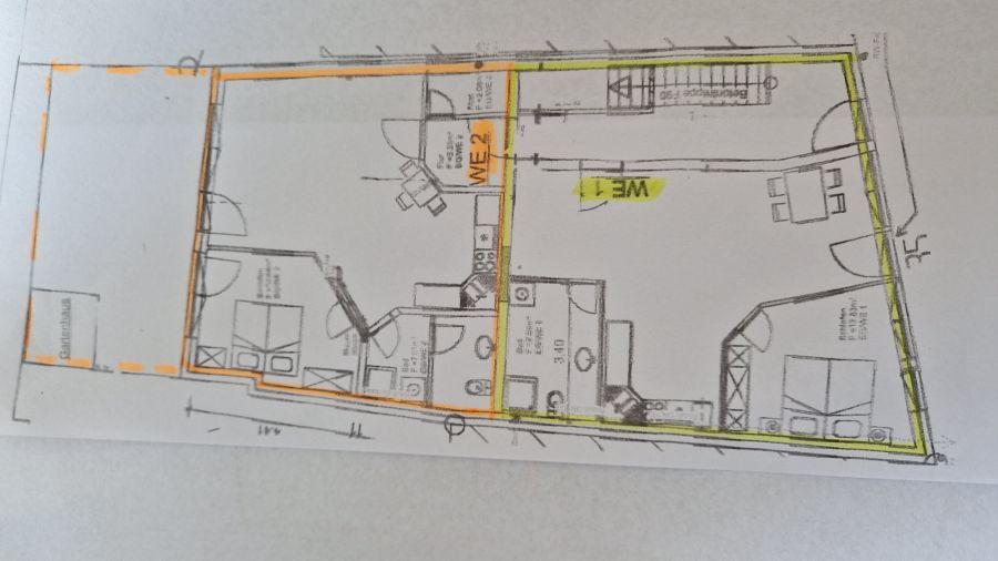 Stufenlos, lichtdurchflutet u. sichtgeschützt, Einbauküche, Glasfaser, PKW - Plätze, Erstbezug in Hessisch Oldendorf 2 zimmer