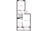 Etagenwohnung Zerbst (Anhalt) - 2 Zimmer, 57 m&sup2;, 324&euro; | Angebot:21710421