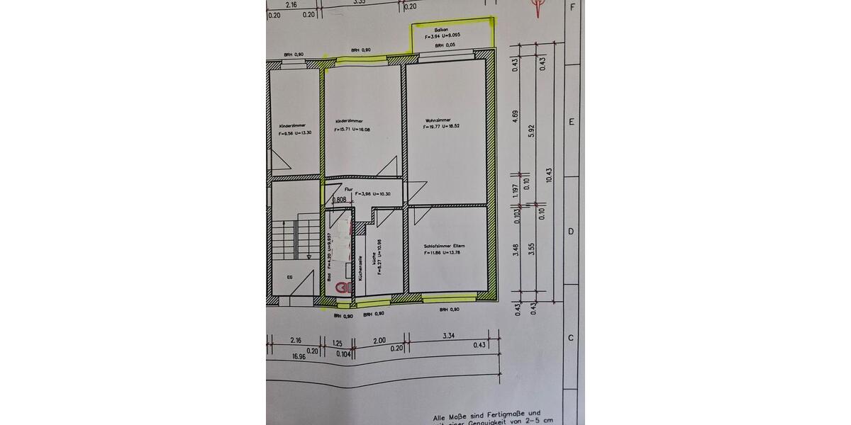 Etagenwohnung Quedlinburg - 3 Zimmer, 67 m&sup2;, 450&euro; | Angebot:26040940
