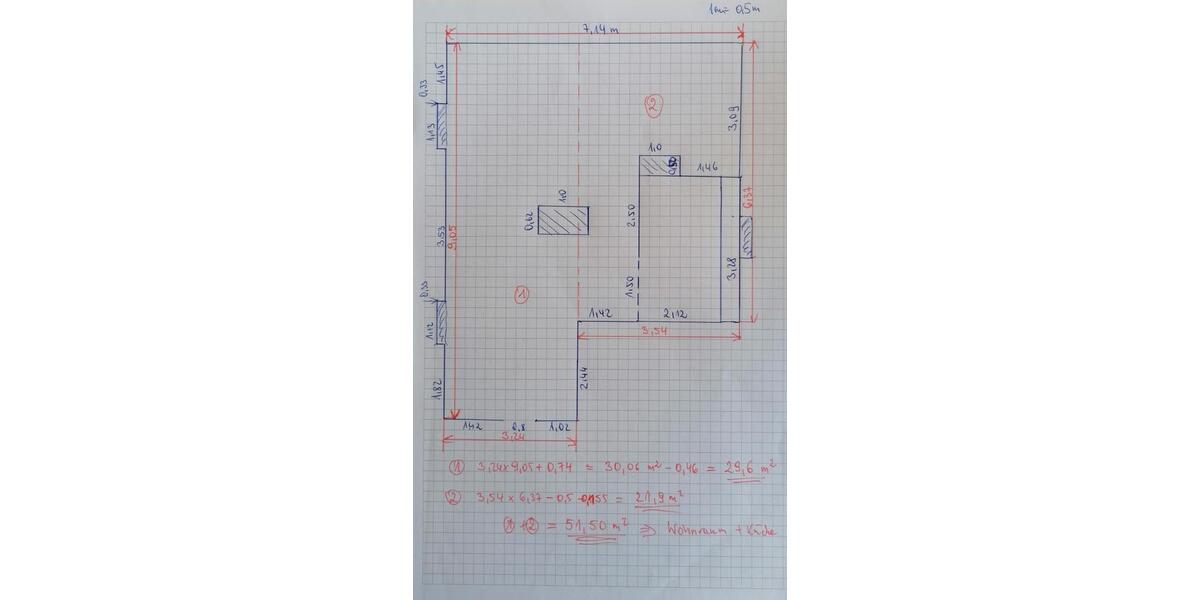 Dachgeschoßwohnung Wermelskirchen - 2 Zimmer, 76 m&sup2;, 800&euro; | Angebot:26512679