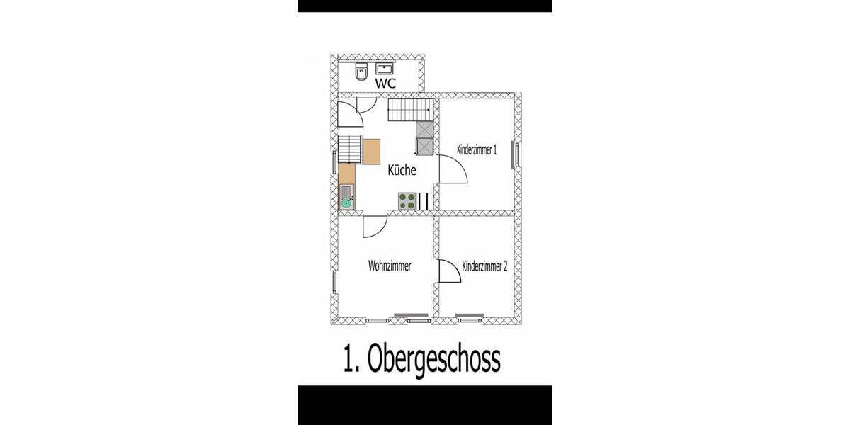 Etagenwohnung Stuttgart Feuerbach - 4 Zimmer, 75 m&sup2;, 1.300&euro; | Angebot:26296429