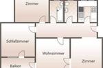 Etagenwohnung Bad Steben - 4 Zimmer, 101 m&sup2;, 555&euro; | Angebot:26378220