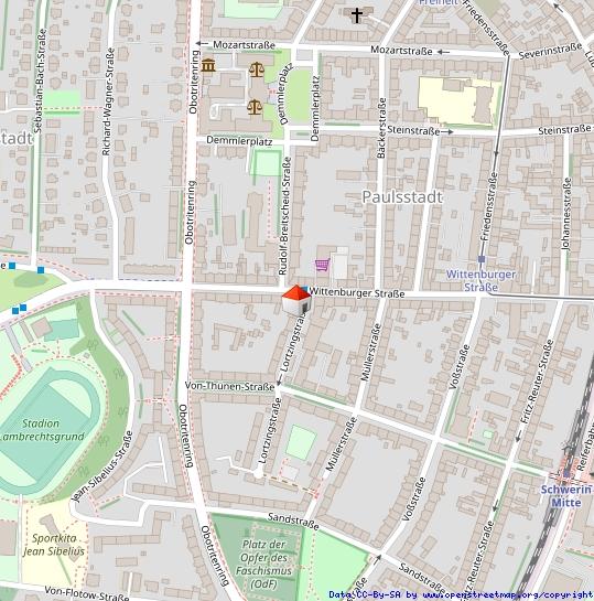 Erdgeschoßwohnung Schwerin - 2.5 Zimmer, 56 m&sup2;, 720&euro; | Angebot:24625530