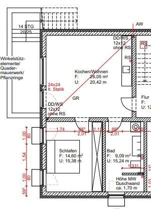 Etagenwohnung Wackersdorf - 2 Zimmer, 50 m&sup2;, 580&euro; | Angebot:26018681