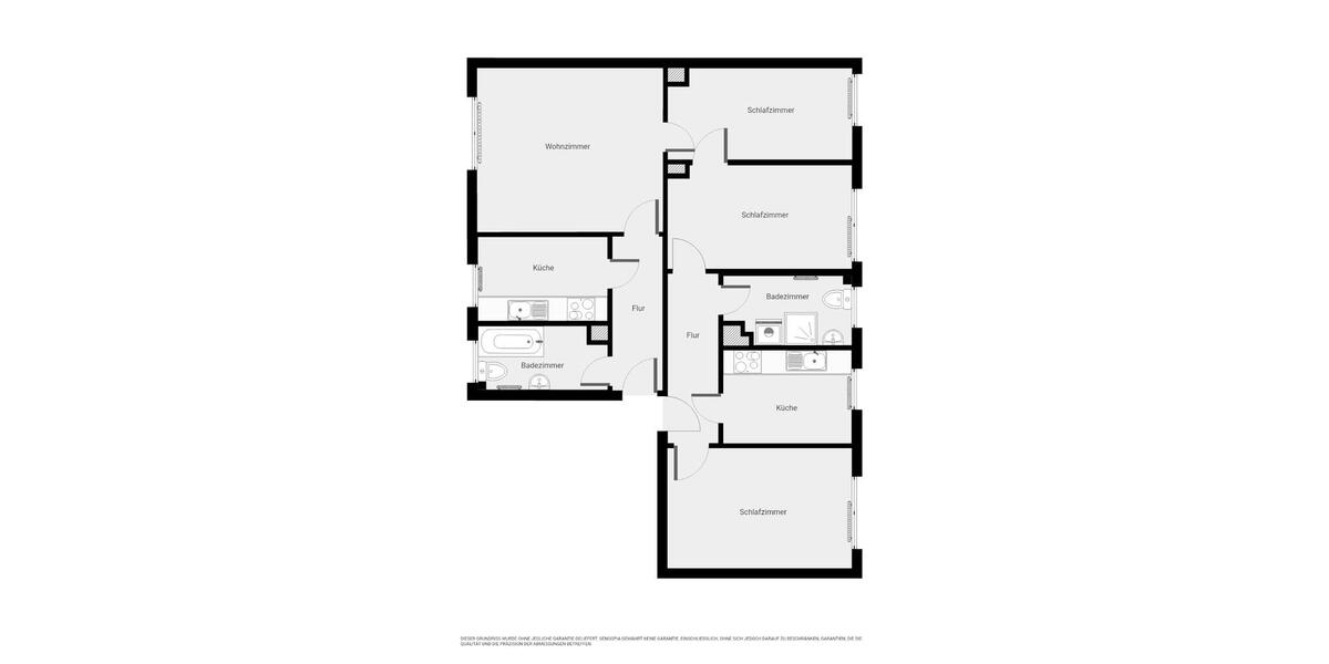 Etagenwohnung Hötensleben - 5 Zimmer, 100 m&sup2;, 500&euro; | Angebot:23739220