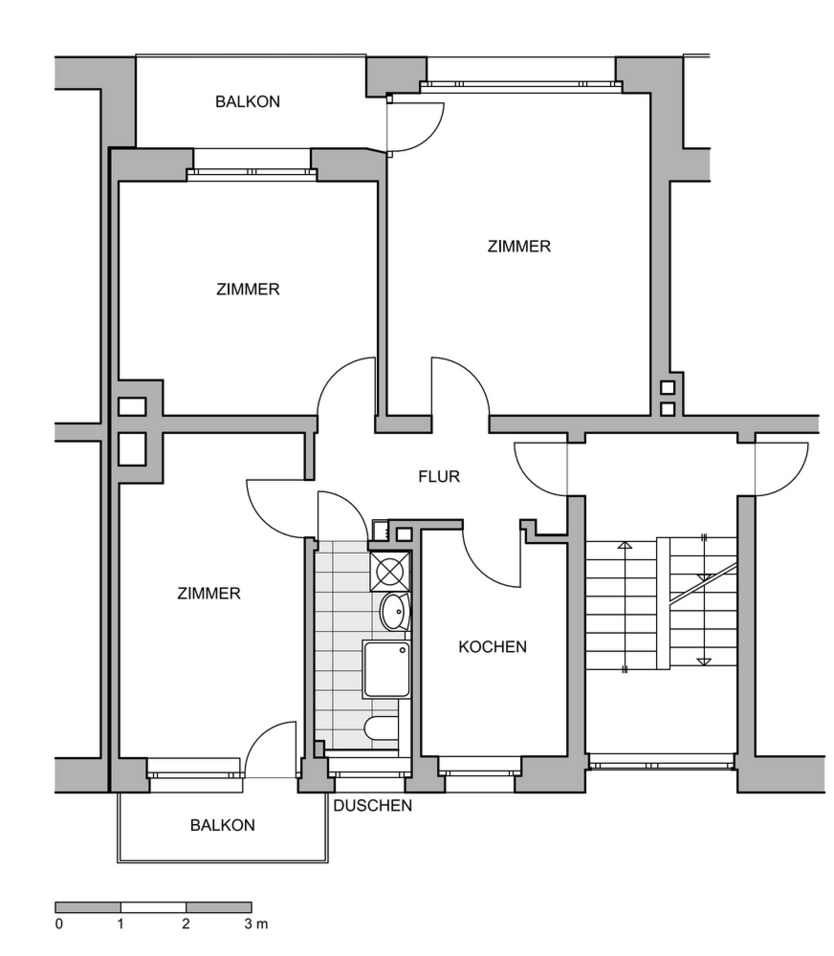 Wohnung zum Mieten in Hildesheim 500 € 69.49 m²
