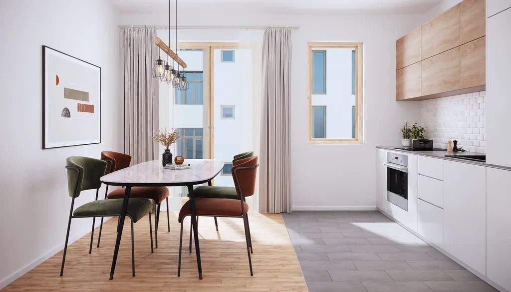 Etagenwohnung Braunschweig Innenstadt - 2 Zimmer, 58 m&sup2;, 1.218&euro; | Angebot:26745740