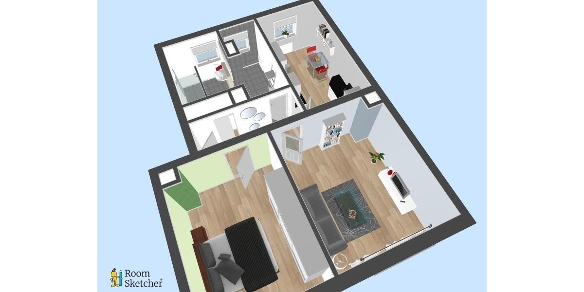 Hochwertig sanierte 2-Raum-WE im EG Erstbezug! 2 zimmer