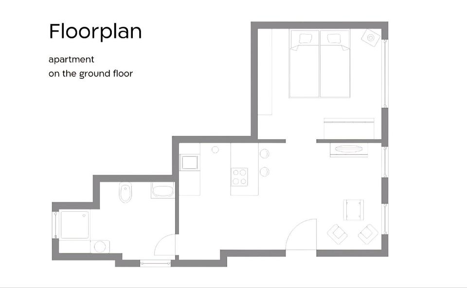 Apartment Ferienwohnung im Industrial Chic in Dresden-Pieschen 2 zimmer