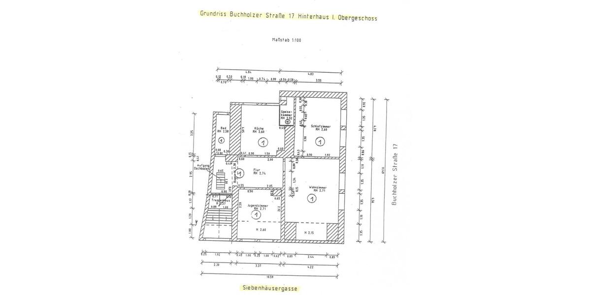 Etagenwohnung Annaberg-Buchholz Buchholz - 3 Zimmer, 69 m&sup2;, 490&euro; | Angebot:24976800