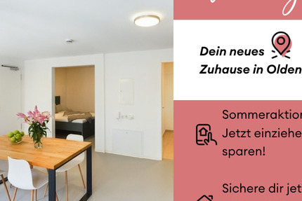 AKTION 50% auf die 1. Kaltmiete: Schicke + möblierte Wohnung mit Balkon | Marilyn Oldenburg | Suite