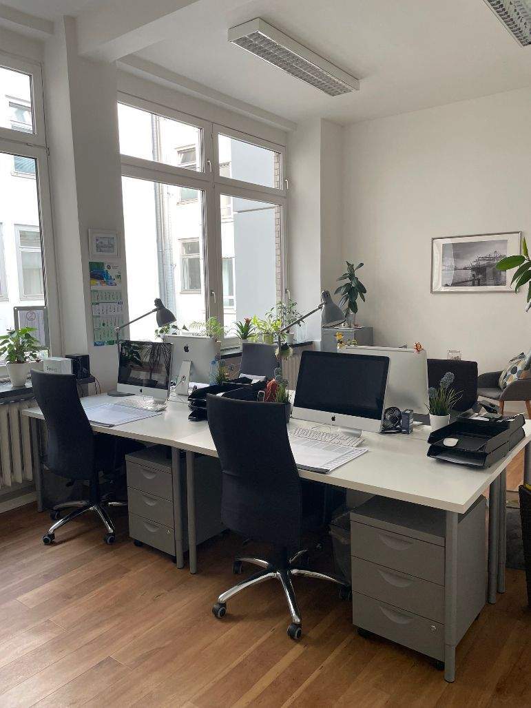 Großes, helles und ruhiges Büro mitten in der Hamburger Innenstadt - All-in-Miete zimmer
