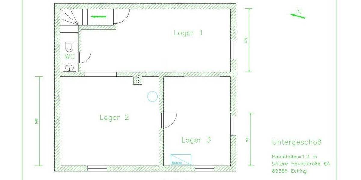 Gewerbeobjekt Eching - 1 Zimmer, 222 m&sup2;, 1.750&euro; | Angebot:26080078