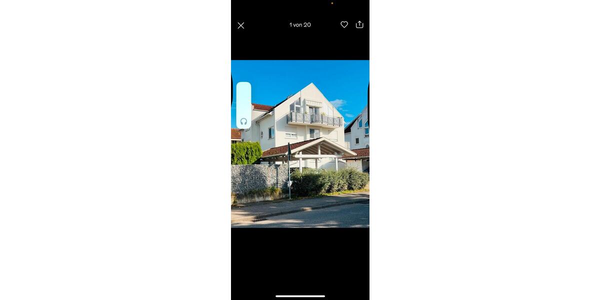 Erdgeschoßwohnung Lahr (Schwarzwald) - 1 Zimmer, 1 m&sup2;, 600&euro; | Angebot:26271076