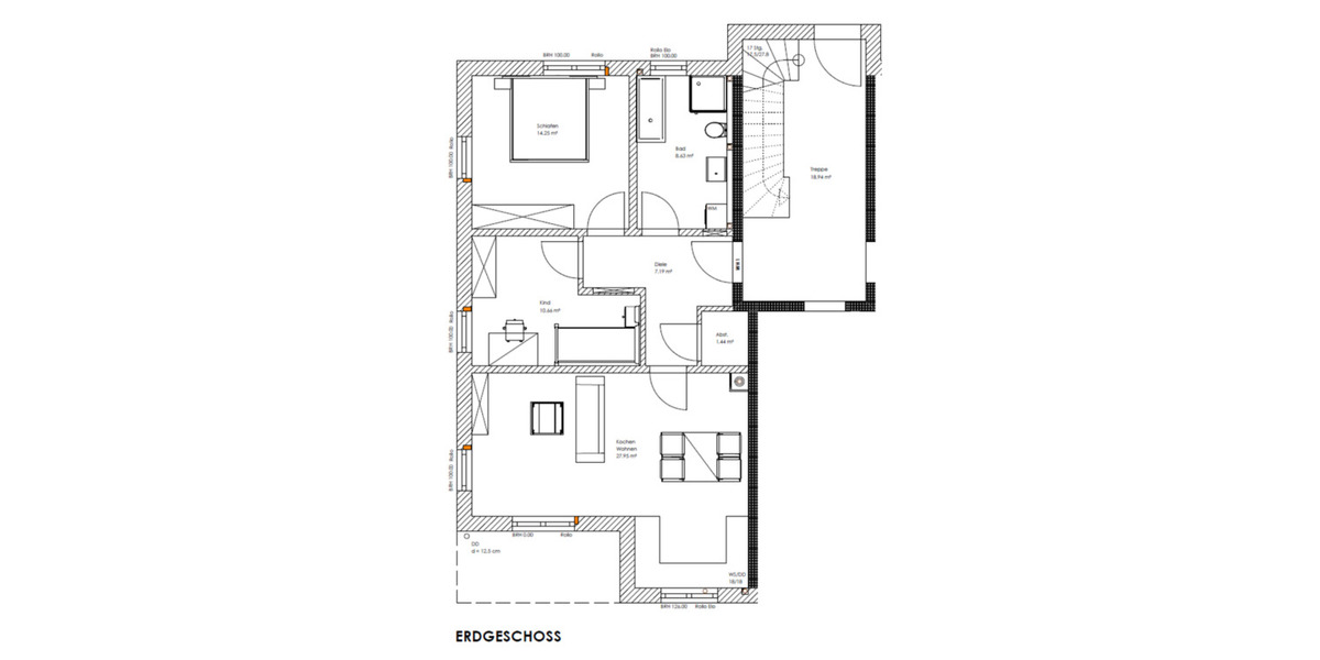 Etagenwohnung Außernzell - 3 Zimmer, 75 m&sup2;, 850&euro; | Angebot:24582490