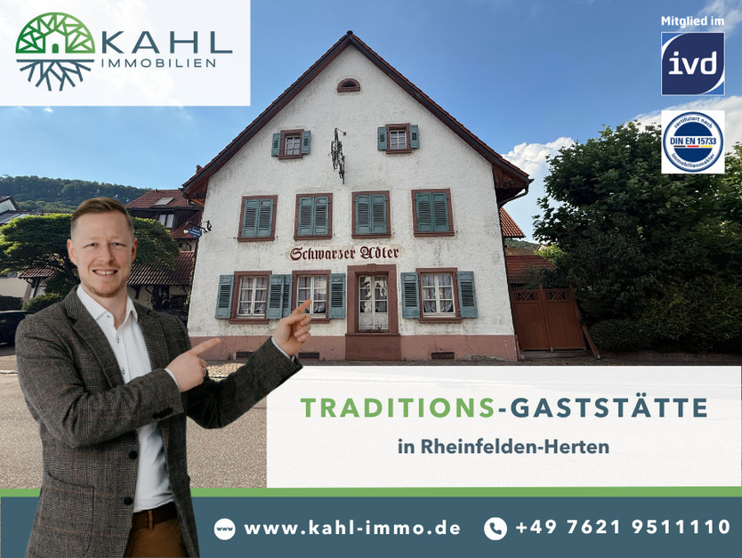 Traditionsgaststätte mit Flair: „Schwarzer Adler“ in Rheinfelden-Herten