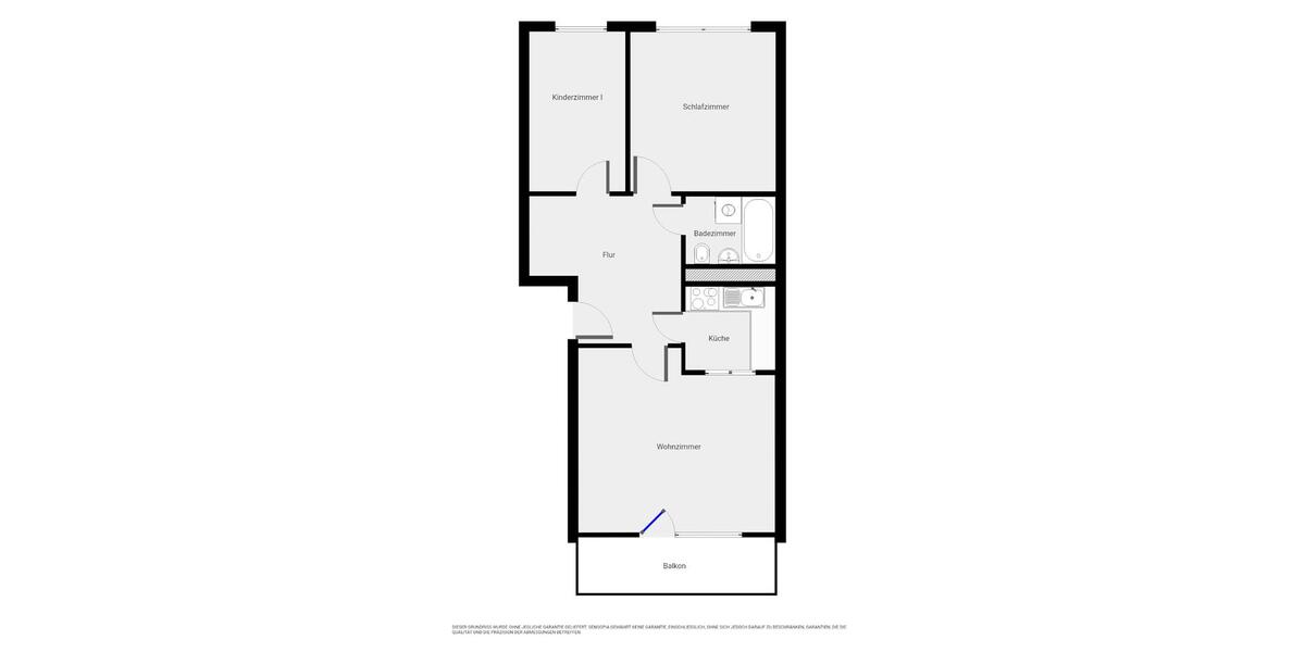 Etagenwohnung Pasewalk - 3 Zimmer, 63 m&sup2;, 328&euro; | Angebot:26283568