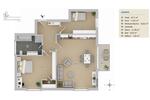 Etagenwohnung Gifhorn - 3 Zimmer, 88 m&sup2;, 1.200&euro; | Angebot:25710626