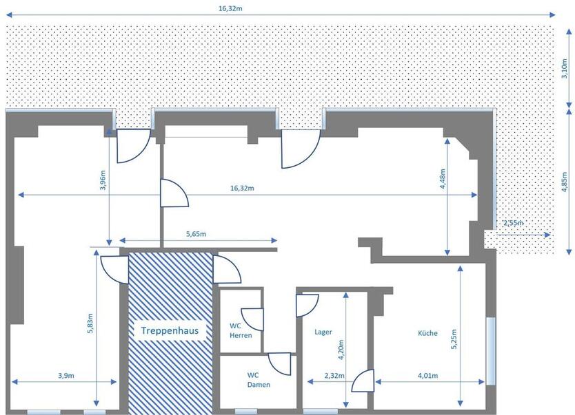 Gewerbefläche Büro, Einzelhandel, Cafe, Bistro ...