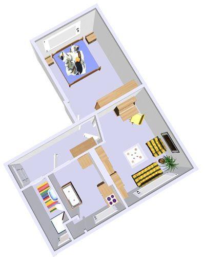 Dachgeschoßwohnung Kiel Gaarden-Ost - 2 Zimmer, 53 m&sup2;, 534&euro; | Angebot:24714632