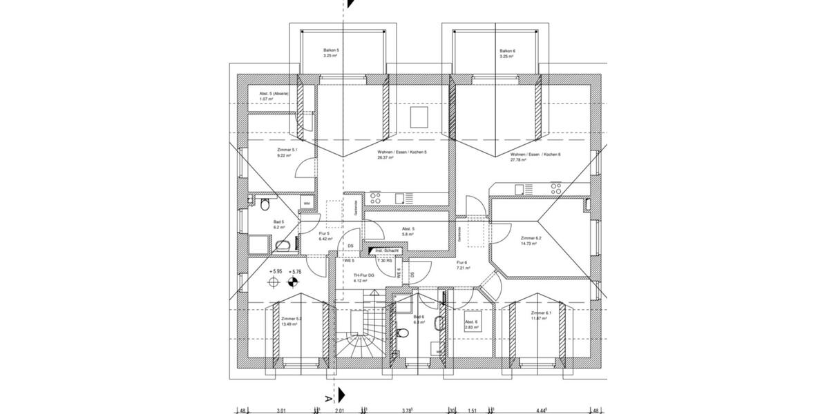 Neubauwohnungen DG 3 zimmer