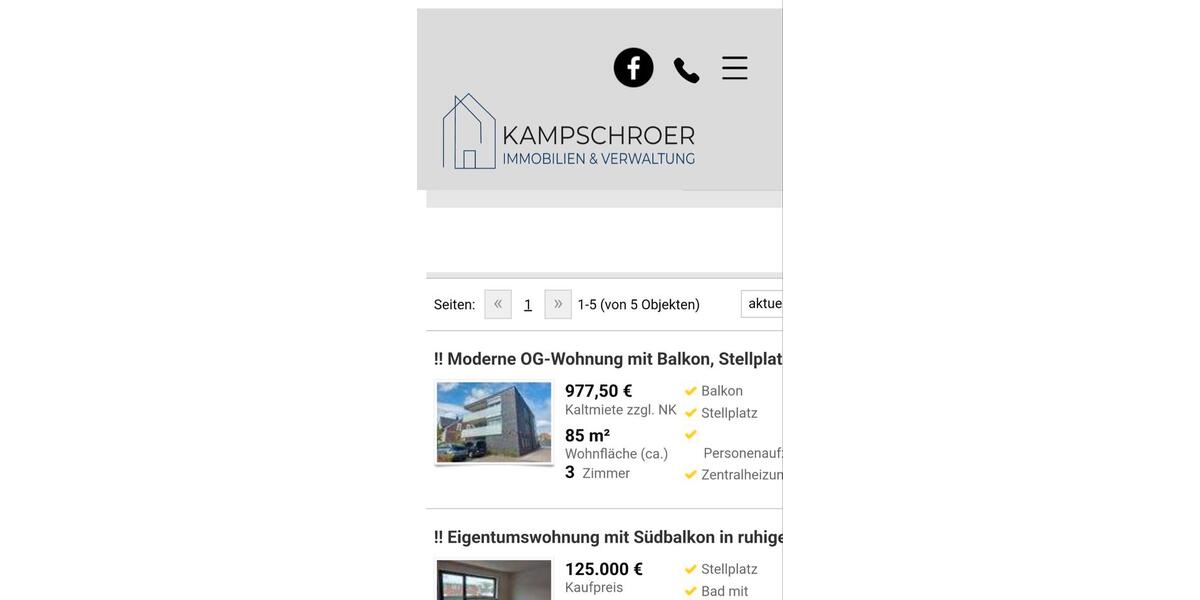Etagenwohnung Heiden - 3 Zimmer, 85 m&sup2;, 977&euro; | Angebot:26543528