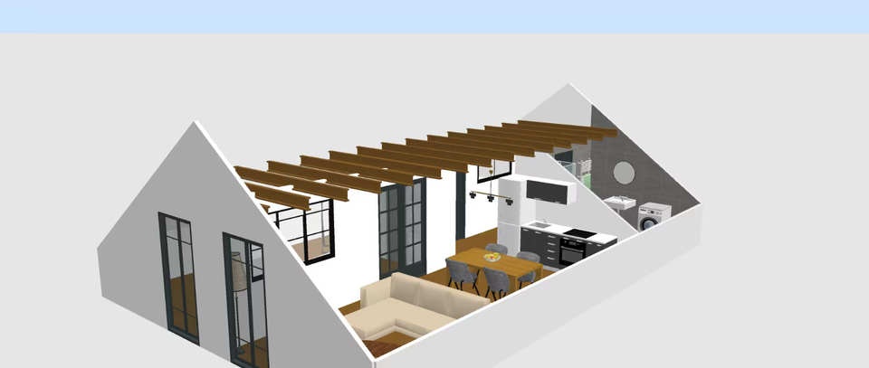 Exklusive Dachgeschosswohnung – Fußbodenheizung, Designglas, EBK 3 zimmer