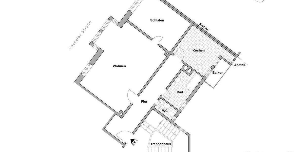 Etagenwohnung Arnstadt - 2 Zimmer, 73 m&sup2;, 630&euro; | Angebot:24515901