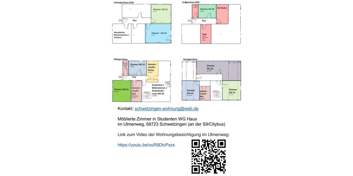 Etagenwohnung Schwetzingen - 1 Zimmer, 430&euro; | Angebot:21551634