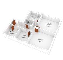 Wohnung Montabaur - 3 Zimmer, 91 m&sup2;, 800&euro; | Angebot:26459305